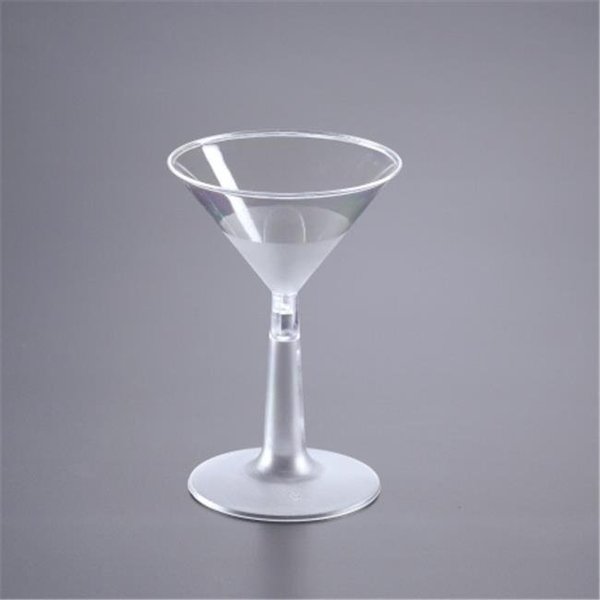 Emi Yoshi EMI Yoshi EMI-MTG6 2 Pc. 6Oz. Clear Plastic Martini Glass - Pack of 144 EMI-MTG6